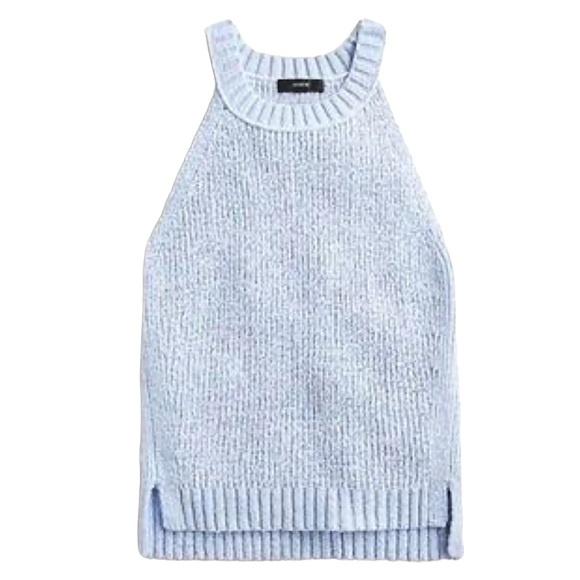 J. Crew Tops - J. Crew High-Neck Textured Pointelle Sweater-Tank